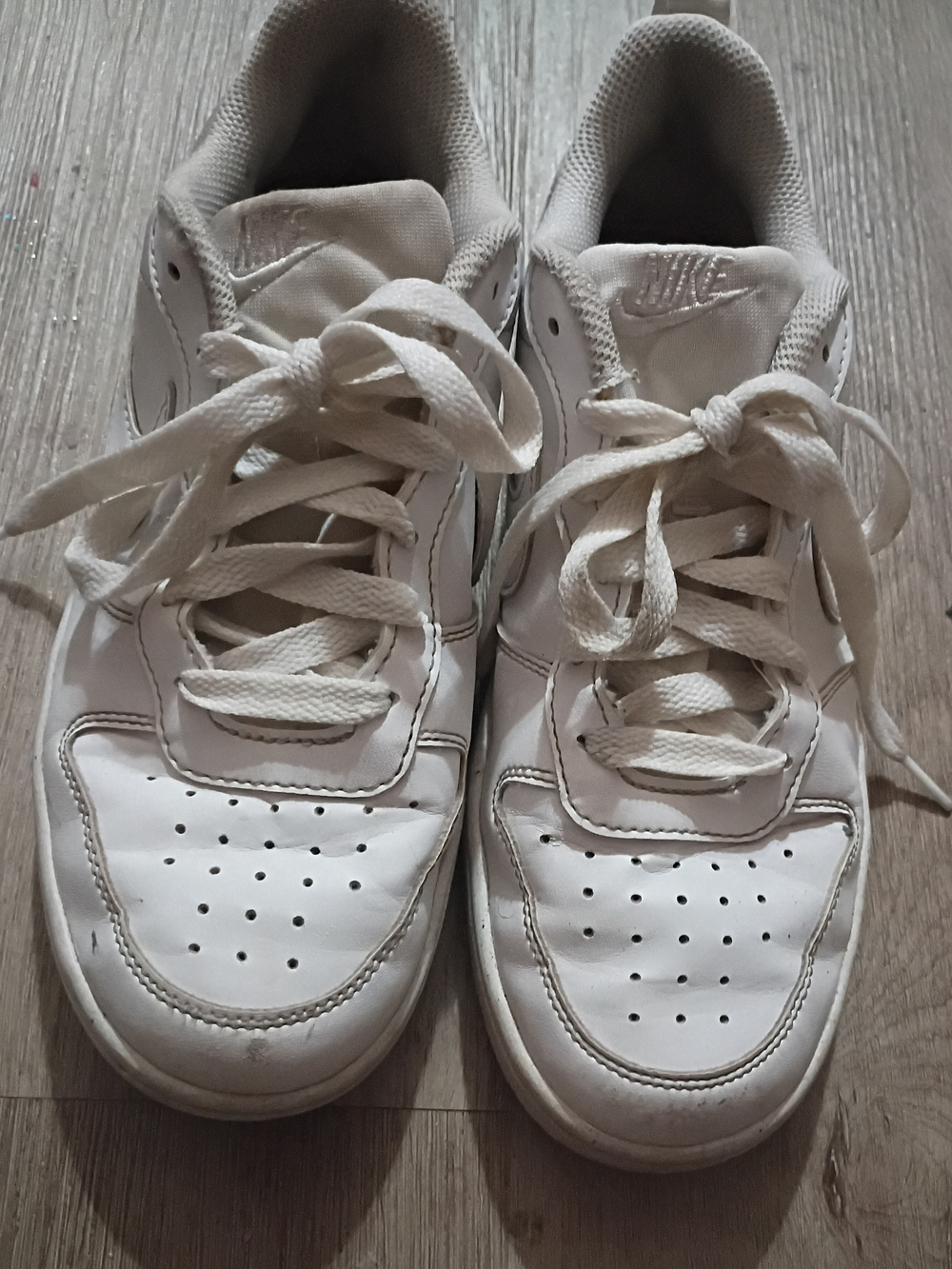 Nike Kids' White Athletic Sneakers